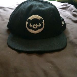 Chicago Cubs baseball hat custom lineing on bacj